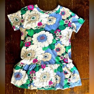 Gap blue floral dress size 6/7